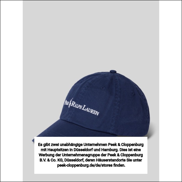 Polo Ralph Lauren Herren Marine Basecap Mit Label-Stitching