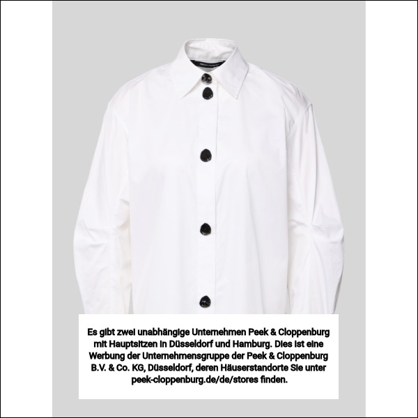 Armani Exchange Damen Weiss Regular Fit Bluse Aus Baumwolle Mit Ballonärmeln