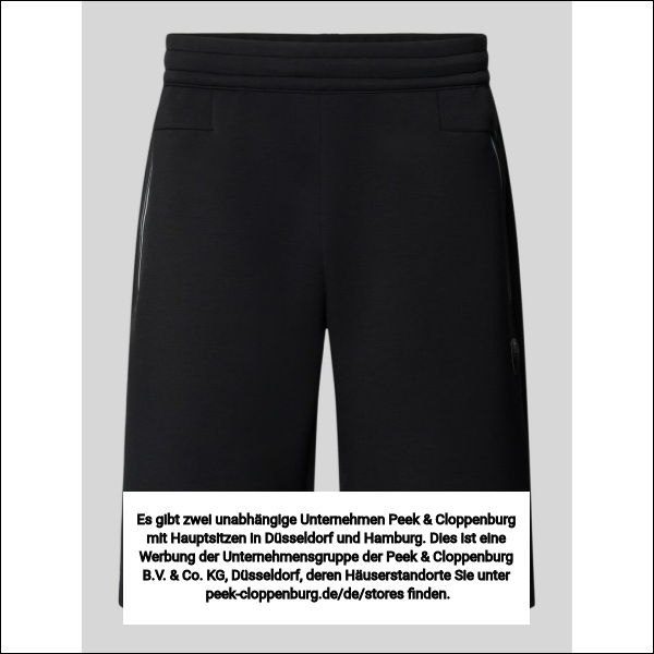 Ea7 Emporio Armani Herren Schwarz Shorts Mit Elastischem Bund