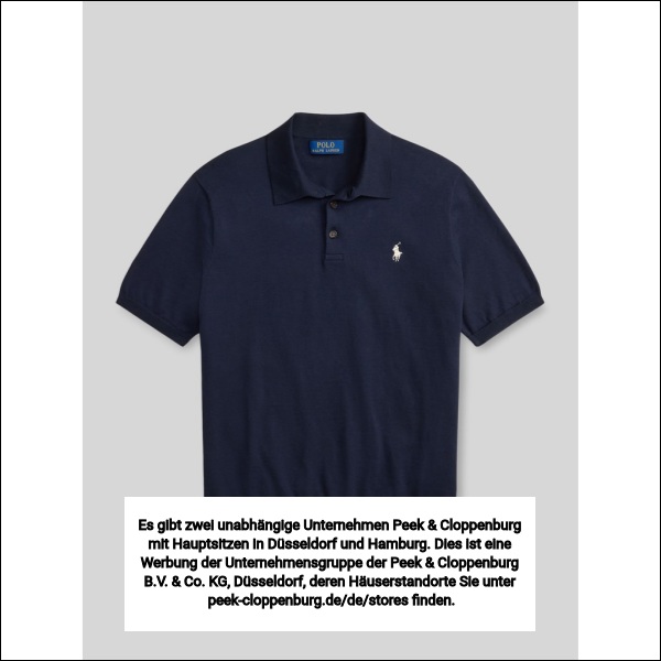 Polo Ralph Lauren Herren Marine Regular Fit Poloshirt Aus Reiner Baumwolle