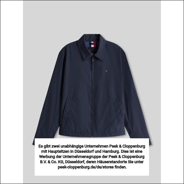 Tommy Hilfiger Herren Bomberjacken & Blousons Blau Gr. Mittel