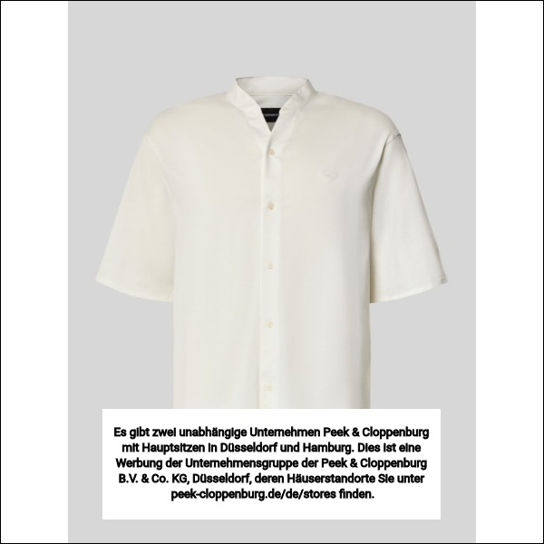 Emporio Armani Herren Freizeithemden Beige Gr. Groß