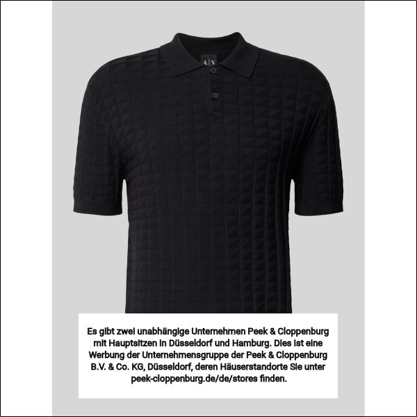 Armani Exchange Herren Poloshirts Blau Gr. Mittel
