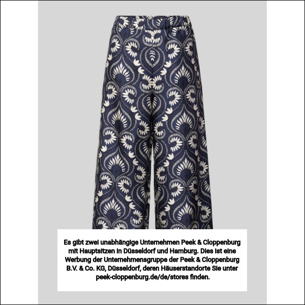 Weekend Max Mara Damen Max Mara Weite Hosen Blau Gr. 38 