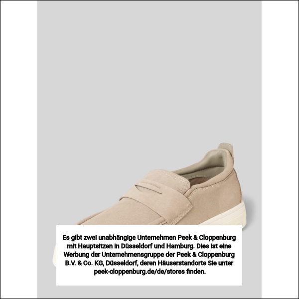 Armani Exchange Herren Beige Loafer Aus Echtem Leder Modell 'London'