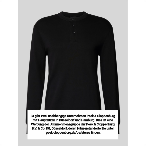 Armani Exchange Schwarz Sweatshirt Mit Gerippten Abschlüssen