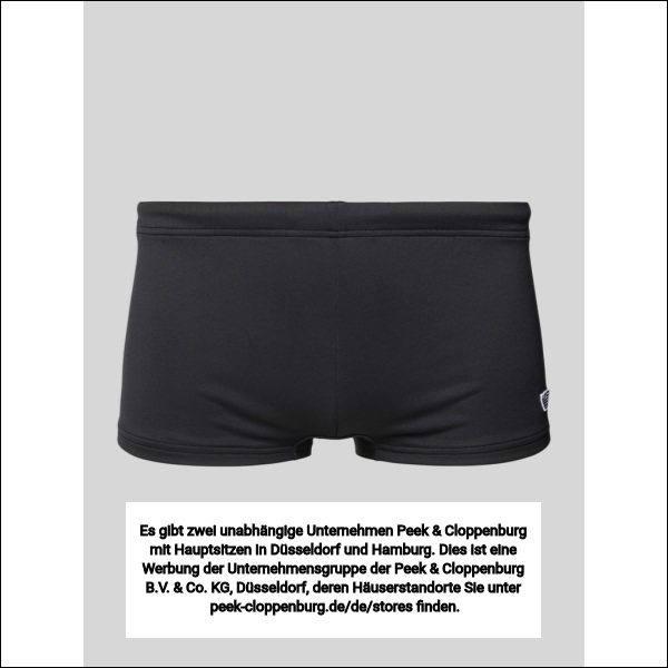 Emporio Armani Herren Schwarz Badehosen, Gr. Mittel