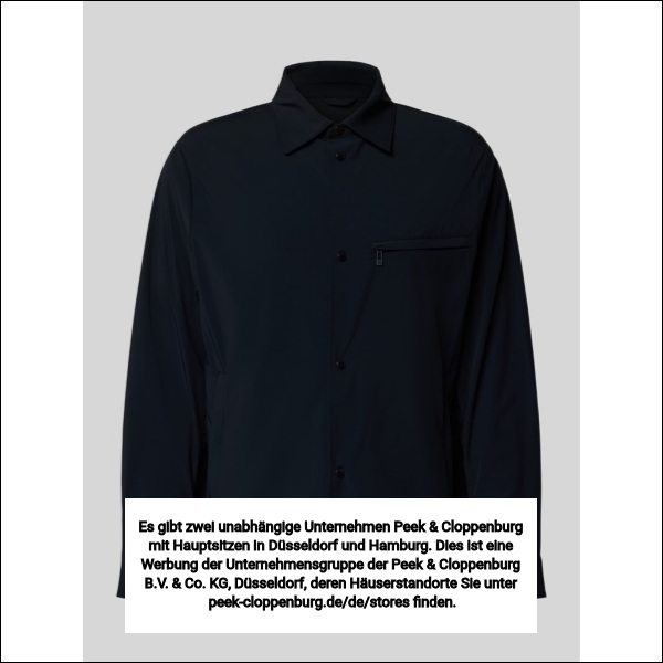 Armani Exchange Herren Dunkelblau Blouson Mit Kentkragen Und Brusttasche