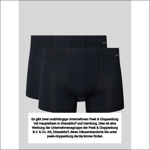 Hanro Herren Pants-Trunks Schwarz Gr. Groß